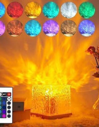 16 RGB Colors Water Ripple Crystal Projection Lamp