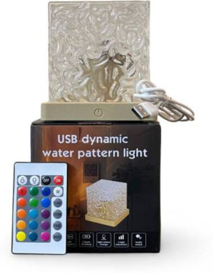 USB Powered Dynamic Water Ripple Projection Lamp